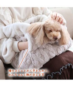 PET PARADISE ペットパラダイス 犬たんぽ  遠赤外線《アラン柄》 40×48cm