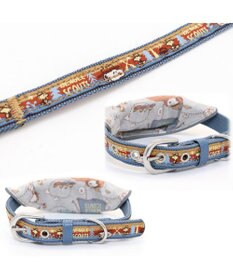 PET PARADISE スヌーピー 首輪 ビーグルスカウト柄 反射付き 【Ｍ】中型犬