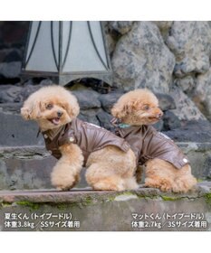 PET PARADISE J.PRESS フェイクレザー ジャケット 小型犬