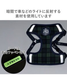 PET PARADISE J.PRESS ハーネス＆リード 《ブラック格子柄》 ＳＳ