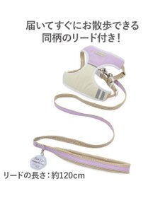 PET PARADISE ペットパラダイス 超反射切り替え ハーネス＆リード Ｍ 《ピンク》