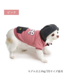PET PARADISE Ｌｅｅ サガラ刺繍パーカー 《ピンク》 小型犬