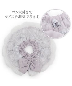 PET PARADISE cherircouture ビッグリボン スタイ 《グレー》 小型犬