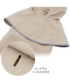 PET PARADISE ペットパラダイス くまちゃん ケープ付き レインコート 小型犬
