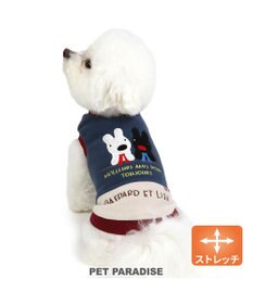 PET PARADISE リサとガスパール ワンダフル ストレッチ フリース 切替トレーナー 小型犬