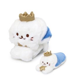 Mother garden しろたん パッチンくるっとマスコット 《王冠しろたん》 単品