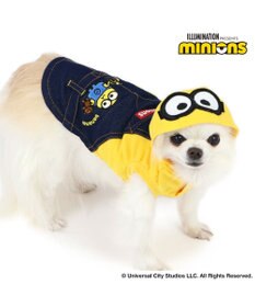 PET PARADISE ミニオン オーバーオール風 パーカー 小型犬