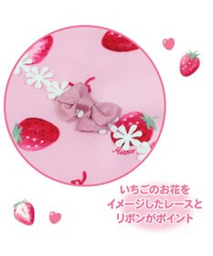 Mother garden マザーガーデン 野いちご お着替え巾着 《いちご柄》