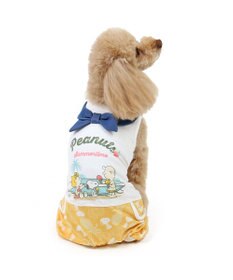 PET PARADISE スヌーピー エコメイド 天竺 パンツつなぎ  《 ビーチ柄 》 小型犬