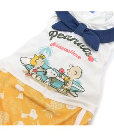 PET PARADISE スヌーピー エコメイド 天竺 パンツつなぎ  《 ビーチ柄 》 小型犬