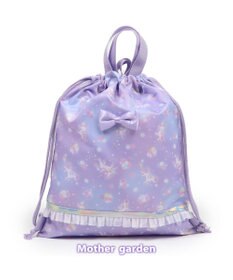 Mother garden マザーガーデン ユニコーン 通園・通学バッグ 3点セット 《フラワー柄》