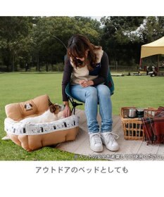 PET PARADISE スヌーピー ドライブ カドラー  フェイス柄 小型犬-多頭用