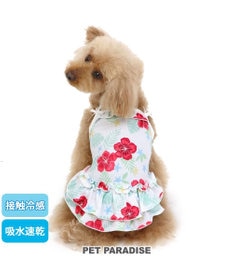PET PARADISE ペットパラダイス 花柄ワンピース 【小型犬】