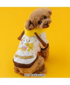 PET PARADISE ディズニー ミッキーマウス＆プルート パーカー 《ケーキ柄》 小型犬