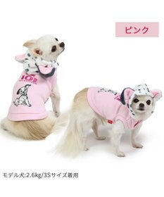 PET PARADISE ディズニー 101匹わんちゃん フード付きトレーナー 《パステル ピンク》 小型犬
