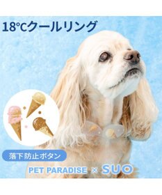 PET PARADISE ペットパラダイス １８℃ クールリング ＳＭ 《アイス柄》中型犬