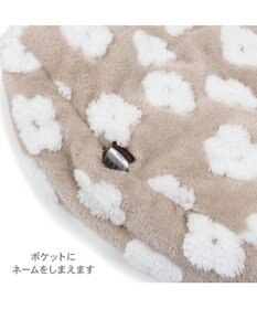 PET PARADISE ペットパラダイス 遠赤外線 ボア 犬たんぽ 《お花柄》S