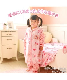 Mother garden マザーガーデン くまちゃん柄 ふわふわ あったか キッズ スリーパー  100cm～120cm / 120cm～140cm