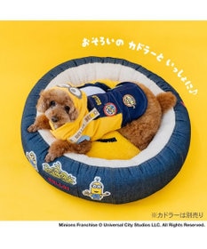 PET PARADISE ミニオン オーバーオール 風 ワッペン パーカー 小型犬