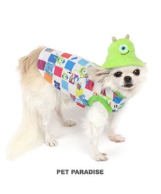 PET PARADISE ディズニー マイク バケットハット付き Tシャツ 小型犬
