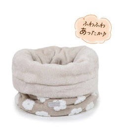 PET PARADISE ペットパラダイス ボア 寝袋 筒形 《お花柄》 S 超小型犬