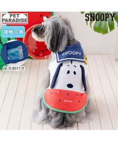 PET PARADISE スヌーピー 脇開き ポケットクール タンクトップ 小型犬