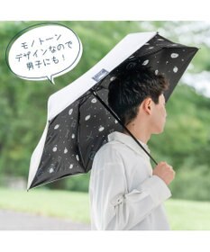 Mother garden しろたん 晴雨兼用 折り畳み傘 《星空柄》夏