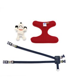 PET PARADISE スヌーピー マスコット付きハーネス Ｓ 小型犬