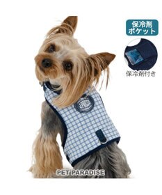 PET PARADISE J.PRESS クールベスト ハーネス 《チェック柄》 ＳＭ 中型犬