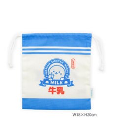 Mother garden しろたん 巾着 《牛乳柄》