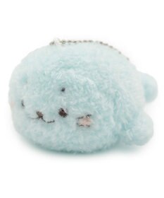 Mother garden しろたん ふわふわキーホルダー 《水色》 単品