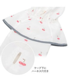 PET PARADISE ペットパラダイス ケープ付き レインコート 《チェリー》 小型犬
