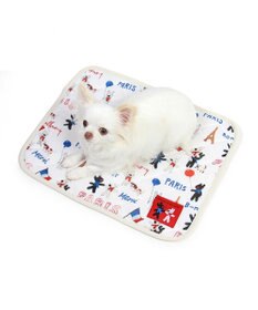 PET PARADISE リサとガスパール クール マット 《パリ柄》 小型犬 48×40㎝