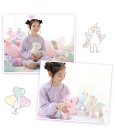 Mother garden マザーガーデン ユニコーン ぷにもち ぬいぐるみ 20cm 《ピンク》