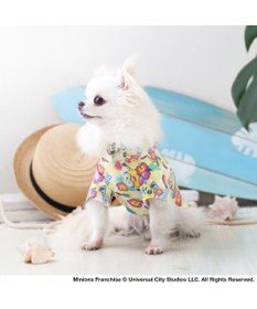 PET PARADISE ミニオン ハイビスカス柄 アロハシャツ 【小型犬】