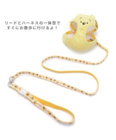 PET PARADISE ディズニー くまのプーさん リード付きハーネス ふわふわパイル SS