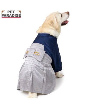  ペットパラダイス お正月袴 《花菱柄》中型犬 大型犬