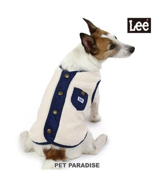  Ｌｅｅ 背開き シープボア ベスト 小型犬