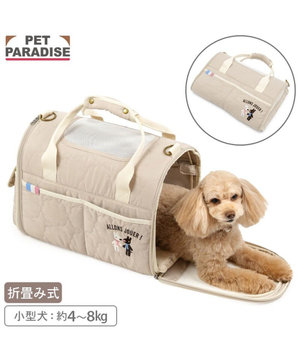  リサとガスパール キルト 折り畳みキャリー 小型犬