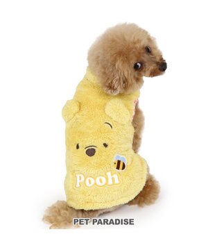  ディズニー くまのプーさん お顔ハーフジップベスト 小型犬