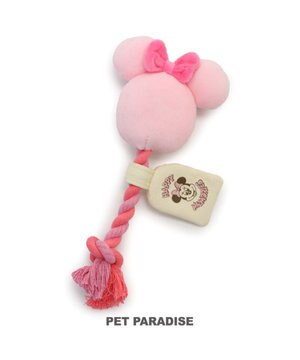  ディズニー ミニーマウス 風船ロープ トイ 《ピンク》 小型犬