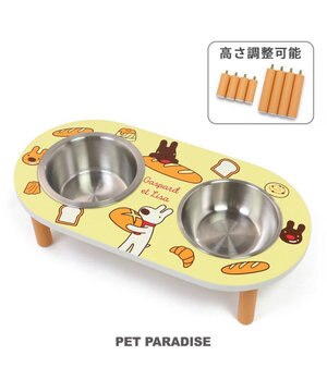  リサとガスパール テーブルえさ皿 《パン柄》