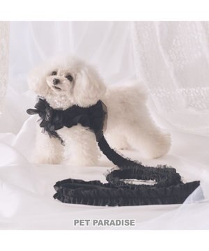  cherircouture フリフリリード 《ブラック》ＳＳ～Ｓ  小型犬