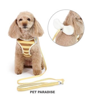  ペットパラダイス 反射付き リード&ハーネス 《蜂》  SS 小型犬