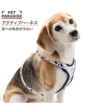  リサとガスパール アクティブハーネス 《三角柄》 ＳＭ 中型犬