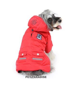  犬 服 J.PRESS 綿入り コート 【小型犬】 フライトコート レッド