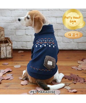  ペットパラダイス ペティヒートDAN ハイネックTシャツ 《ノルディック柄》 中型犬