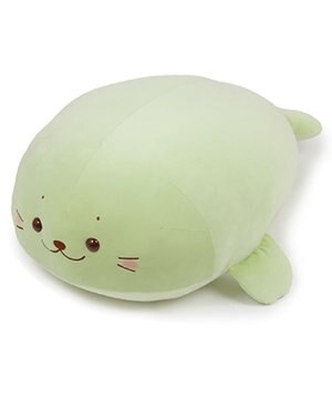  しろたん ふわもち 抱き枕  85cm みるくカラー 《抹茶みるく》 単品