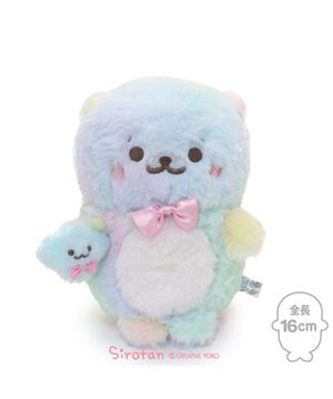  らっこいぬ 虹のふわふわ マスコット 16cm