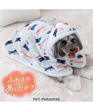  リサとガスパール 着る毛布 《頬杖柄》 小型犬